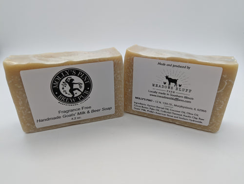 Beer & Goats' Milk Fragrance Free Bar